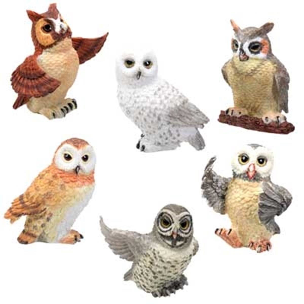 フクロウ コレクション Amazon.co.jp: フクロウコレクションフィギュア 6個セット